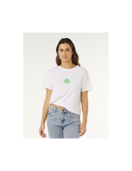 Koszulka damska rip curl icons of surf relaxed tee biała