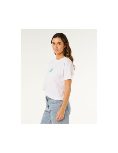 Koszulka damska rip curl icons of surf relaxed tee biała