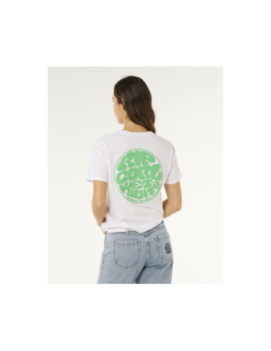 Koszulka damska rip curl icons of surf relaxed tee biała