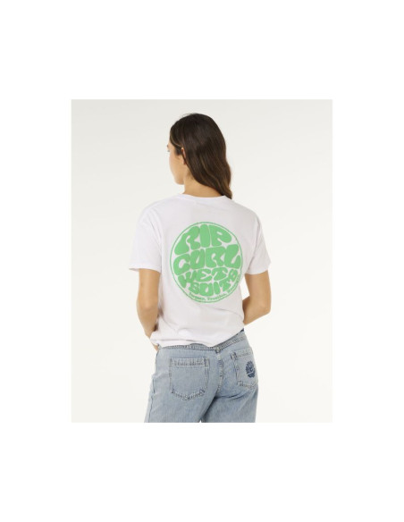 Koszulka damska rip curl icons of surf relaxed tee biała