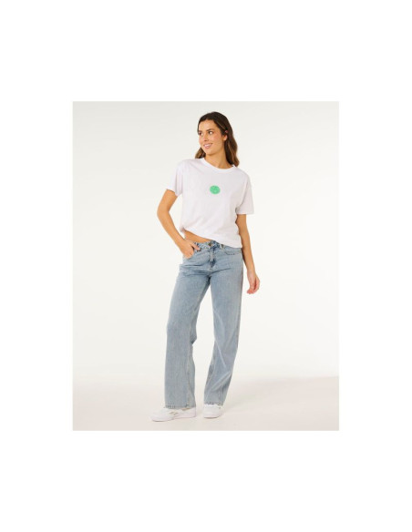 Koszulka damska rip curl icons of surf relaxed tee biała