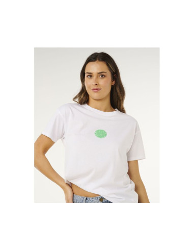 Koszulka damska rip curl icons of surf relaxed tee biała