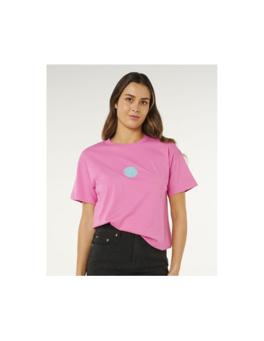 Koszulka damska rip curl icons of surf relaxed tee różowa