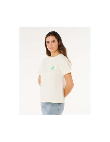 Koszulka damska rip curl surf puff party pack relaxed beżowa
