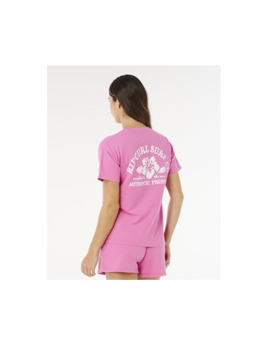 Koszulka damska rip curl surf puff party pack relaxed różowa