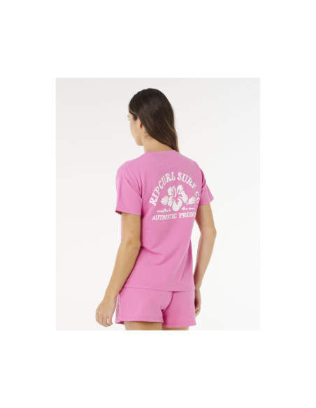 Koszulka damska rip curl surf puff party pack relaxed różowa
