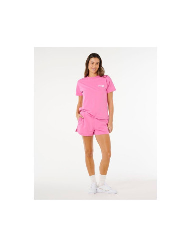 Koszulka damska rip curl surf puff party pack relaxed różowa