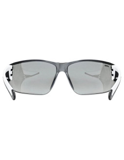 Okulary rowerowe uvex equate, white matt/mir.silver