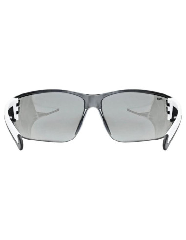 Okulary rowerowe uvex equate, white matt/mir.silver