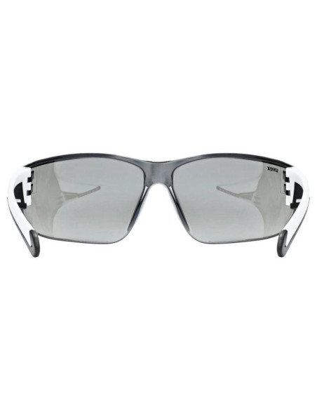 Okulary rowerowe uvex equate, white matt/mir.silver
