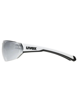 Okulary rowerowe uvex equate, white matt/mir.silver 2
