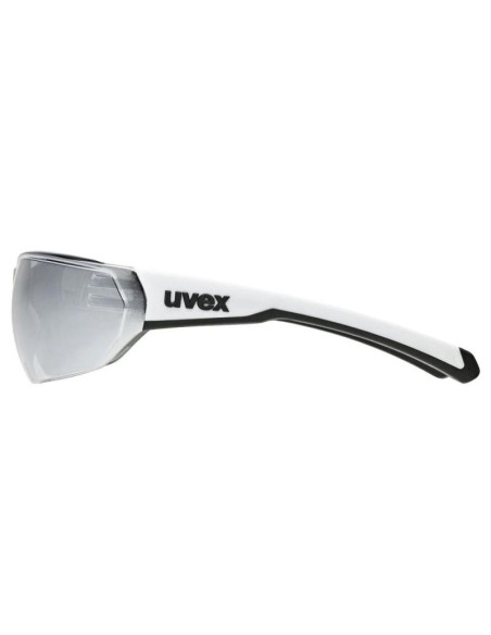 Okulary rowerowe uvex equate, white matt/mir.silver