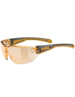 Okulary rowerowe uvex equate, smoke/orange