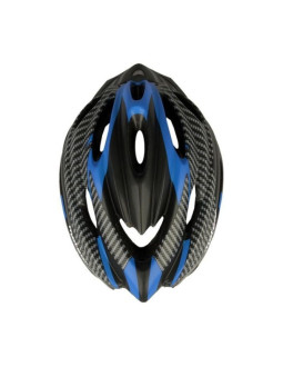 Kask rowerowy meteor mv26 niebieski 2