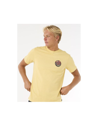 Koszulka rip curl wettie passage icon tee turkusowy