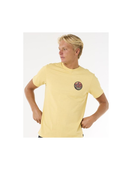 Koszulka rip curl wettie passage icon tee turkusowy
