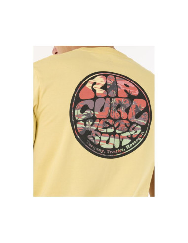 Koszulka rip curl wettie passage icon tee turkusowy