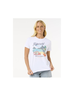 Koszulka rip curl crystal standard tee biały