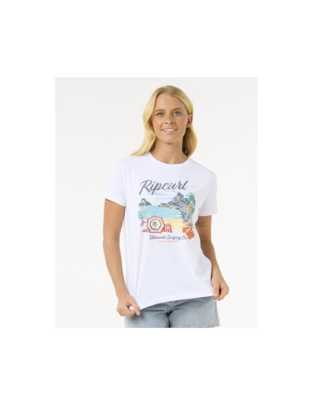 Koszulka rip curl crystal standard tee biały