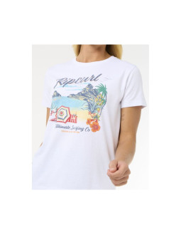 Koszulka rip curl crystal standard tee biały 2