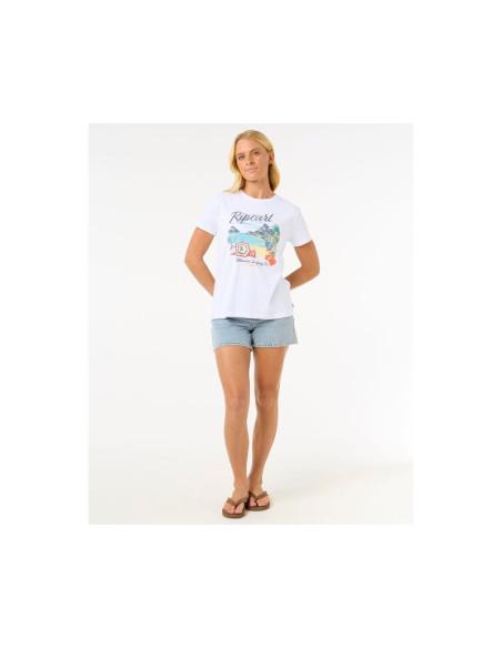Koszulka rip curl crystal standard tee biały