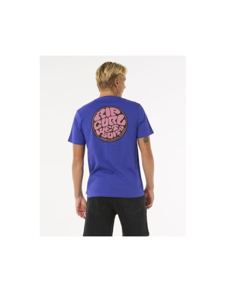 Koszulka rip curl wettie passage icon tee turkusowy