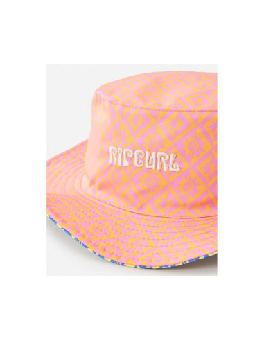Kapelusz rip curl mixed revo upf bucket-girl turkusowy