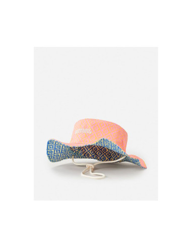 Kapelusz rip curl mixed revo upf bucket-girl turkusowy