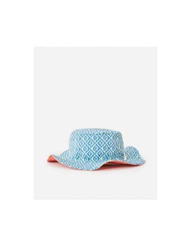 Kapelusz rip curl mixed revo upf bucket-girl turkusowy