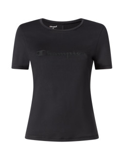 Koszulka damska champion crewneck t-shirt czarna 118511 kk001 2