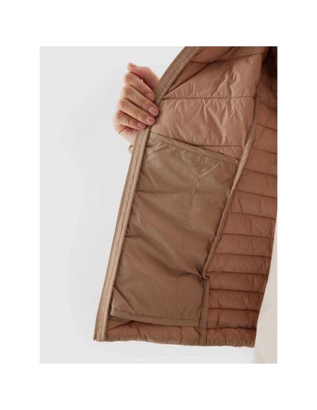 Damska puchowa pikowana kurtka 4f