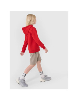 Chłopięca bluza dresowa z kapturem rozpinana 4f 4fjwss25tswsm1851-62s 2