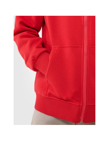 Chłopięca bluza dresowa z kapturem rozpinana 4f 4fjwss25tswsm1851-62s