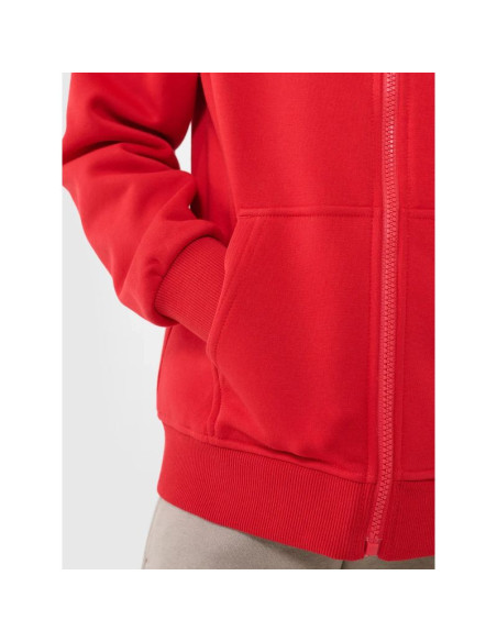 Chłopięca bluza dresowa z kapturem rozpinana 4f 4fjwss25tswsm1851-62s