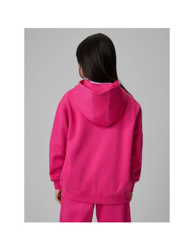 Bluza dresowa loose z kapturem dziewczęca 4f 4fjrss26tswsf2715-54s