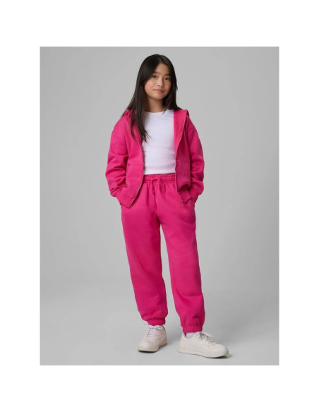 Bluza dresowa loose z kapturem dziewczęca 4f 4fjrss26tswsf2715-54s