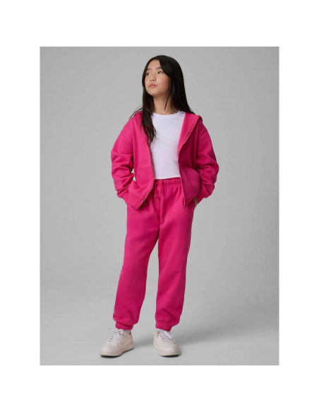 Bluza dresowa loose z kapturem dziewczęca 4f 4fjrss26tswsf2715-54s