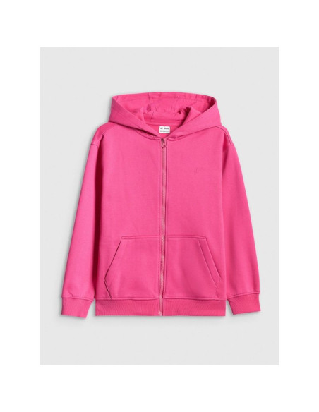 Bluza dresowa loose z kapturem dziewczęca 4f 4fjrss26tswsf2715-54s