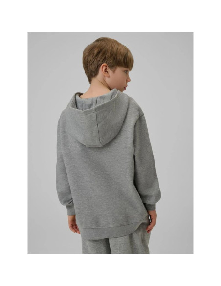 Bluza dresowa loose z kapturem chłopięca 4f 4fjrss26tswsm2636-27m