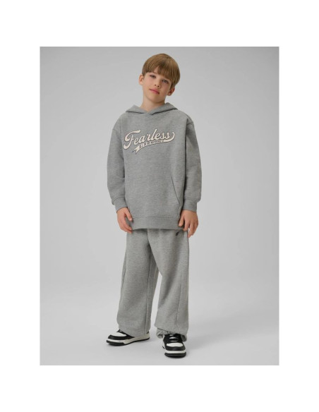 Bluza dresowa loose z kapturem chłopięca 4f 4fjrss26tswsm2636-27m