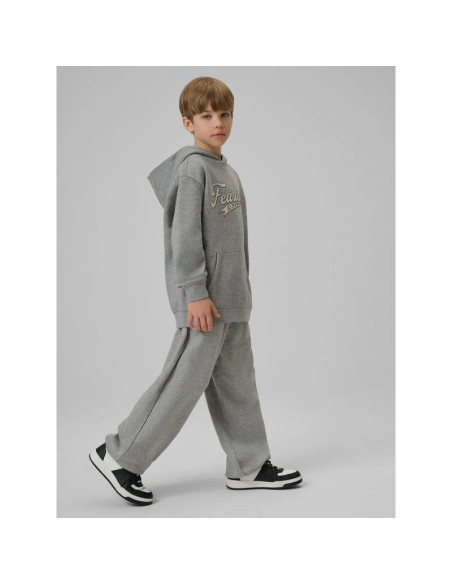 Bluza dresowa loose z kapturem chłopięca 4f 4fjrss26tswsm2636-27m