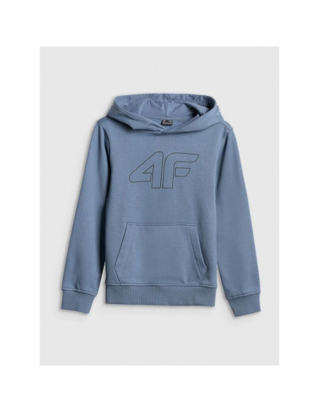 Bluza dresowa regular z kapturem chłopięca 4f 4fjrss26tswsm2748-32s