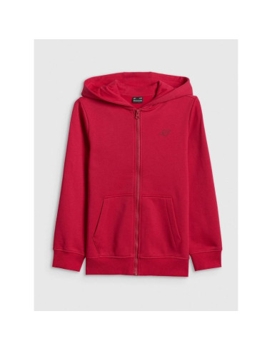 Bluza dresowa regular z kapturem chłopięca 4f 4fjrss26tswsm2749-62s