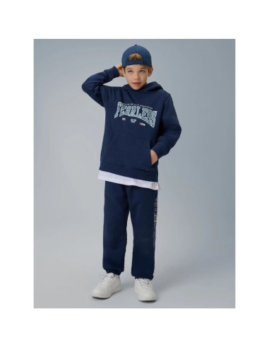 Bluza dresowa regular z kapturem chłopięca 4f 4fjrss26tswsm2637-31s