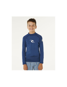Lycra chłopięca rip curl waves upf l/s-boy niebieska