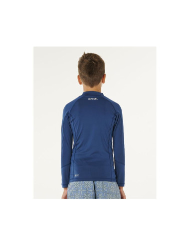 Lycra chłopięca rip curl waves upf l/s-boy niebieska