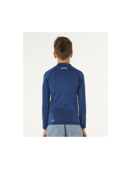 Lycra chłopięca rip curl waves upf l/s-boy niebieska