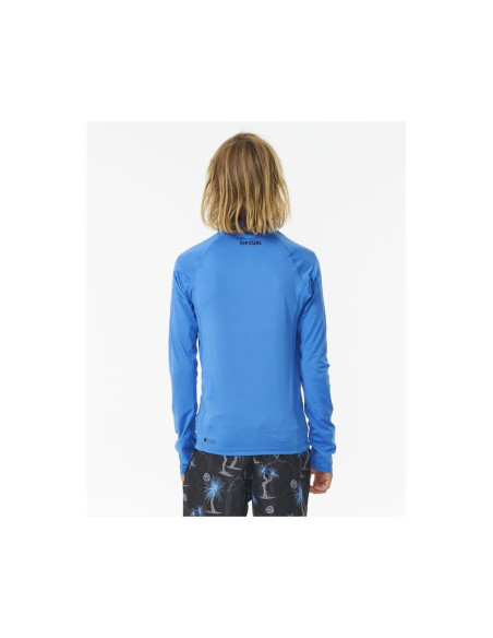 Lycra chłopięca rip curl waves upf l/s-boy niebieska
