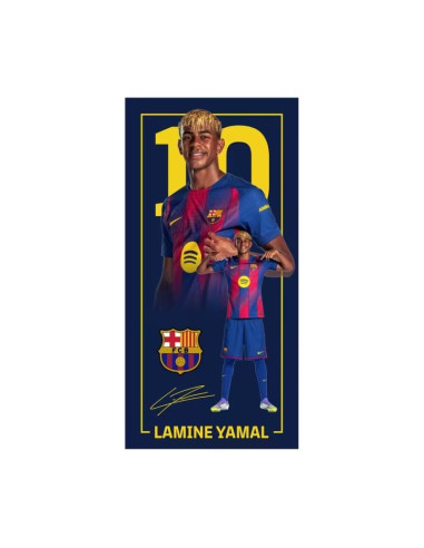 Fc barcelona ręcznik plażowy yamal mikrofibra 70x140 124609