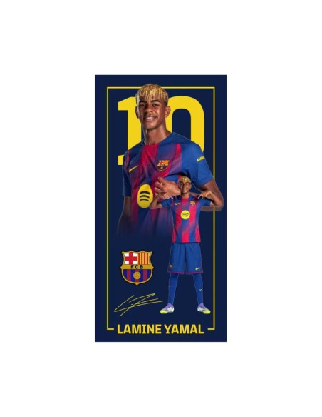 Fc barcelona ręcznik plażowy yamal mikrofibra 70x140 124609